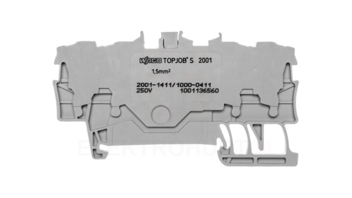 Złączka 4-przewodowa 1,5mm2 diodowa szara TOPJOBS 2001-1411/1000-411