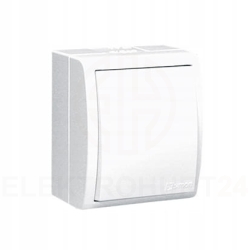 Simon aquarius łącznik pojedynczy natynkowy IP54