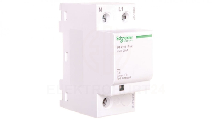 Ogranicznik przepięć C Typ 2 1P+N/PE 65kA 1,5kV iPF20 A9L15692