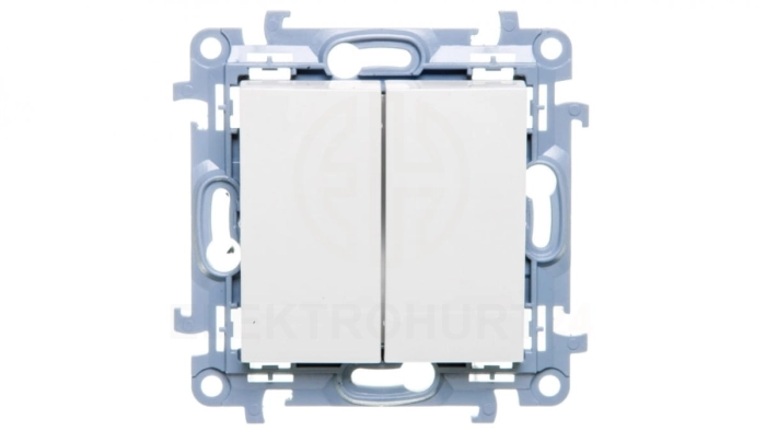 Simon 10 Łącznik świecznikowy 10AX IP44 biały CW5B.01/11