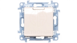 Simon 10 Gniazdo pojedyncze z uszczelką z przesłonami kremowe 16A 250V IP44 CGZ1BZ.01/41