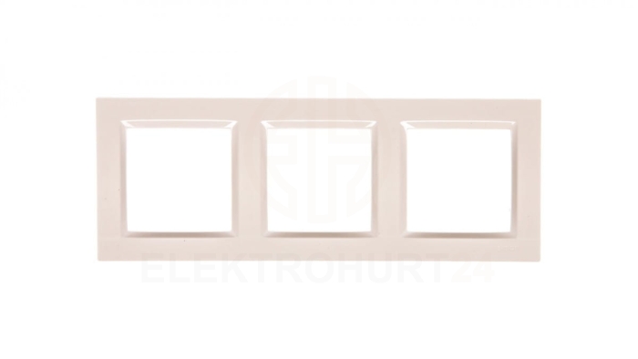 Simon 10 Ramka potrójna kremowa CR3/41