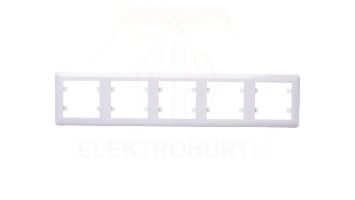 Simon 10 Ramka pięciokrotna kremowa CR5/41