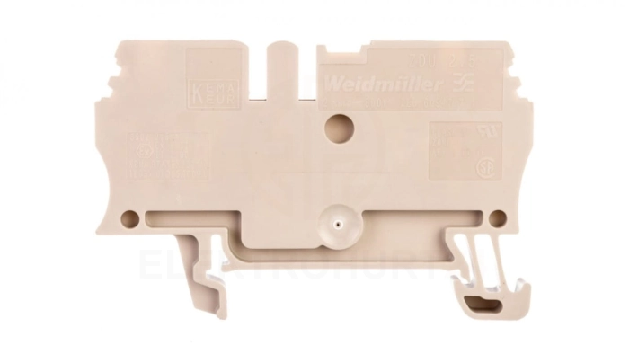 Złączka ZDU 2.5 24A 2,5mm2 ciemnobeżowa 1608510000