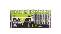 Bateria alkaliczna LR6 / AA 1,5V RAVER ULTRA B79218 /opakowanie 8szt./