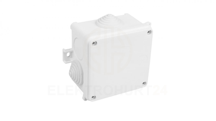 Puszka n/t hermetyczna pusta 88x88x55mm IP55 biała odporna na UV N80x80 35110206