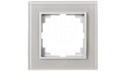 Sentia Ramka pojedyncza szklana biała 1471-62