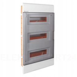 Rozdzielnica podtynkowa SRp-36 (N+PE) 3x12M IP40