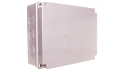 Puszka n/t 248mm 198x 86mm tworzywo IP65 szary PH-4A.2 28.42