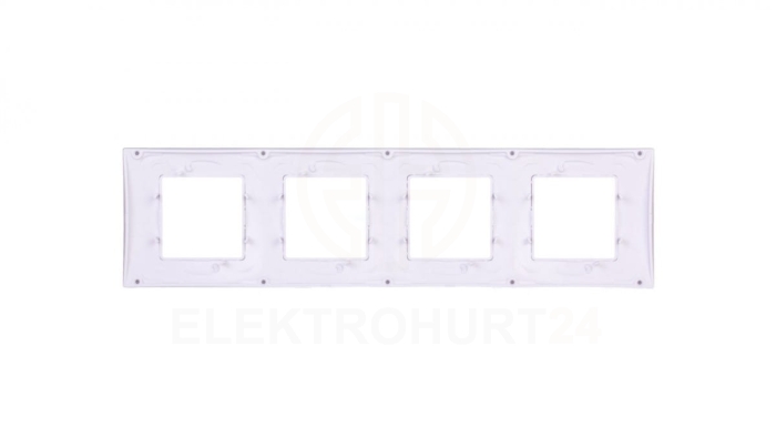 Unica Plus Ramka poczwórna szary pozioma MGU6.008.865