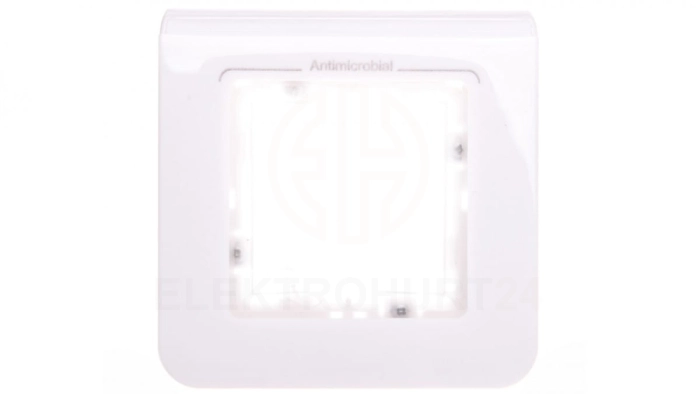 MOSAIC Ramka pojedyncza /2moduły/ antybakteryjna biała 078880