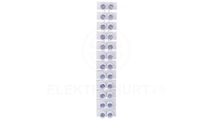 Listwa zaciskowa 12-torowa 2,5 mm2 biała LTA 12- 2.5b 22210216