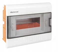 Rozdzielnica podtynkowa SRp-8 (N+PE) 1x8M EP