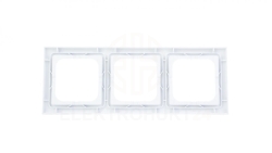 AS Ramka potrójna biała R-3G/00