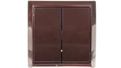 BIS Łącznik natynkowy świecznikowy brązowy ŁN-2B/24