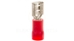 Nasuwka izolowana NI 4,8/1/0,8 PCV E10KN-03010103001 /100 szt./