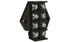 Płytka odgałęźna /10mm2/ 4-tory czarna ZPT4-10.0 83005007