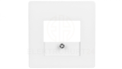 Berker Q.1 Element centralny do gniazda TAE i głośnikowego śnieżnobiały 10336089