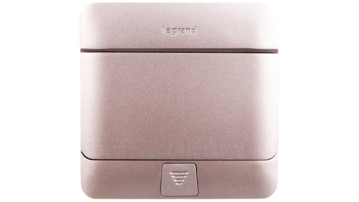 Pop-up Puszka podłogowa 100x100x61,2mm 3-modułowa aluminium 054010