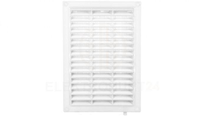 Kratka wentylacyjna 128x197mm biała żaluzja+sznurek T59