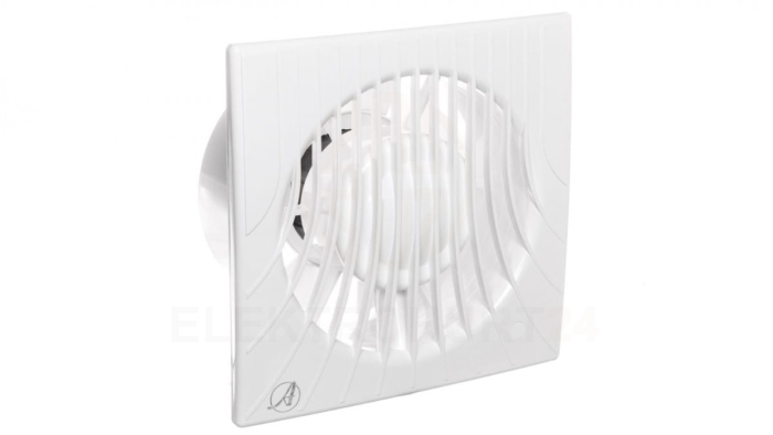 Wentylator wyciągowy fi 150 20W 198m3/h 230V IPX4 biały włącznik pociągany E0007848W WA150W