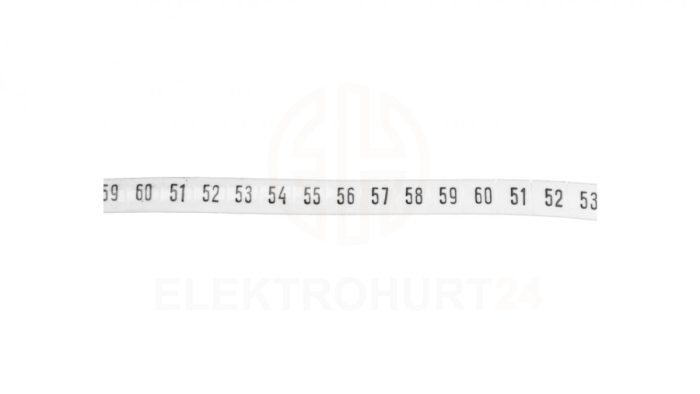 Oznacznik DK2/Z6 /51-60/ biały 89206006 /100szt./