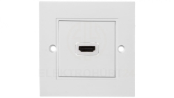 Gniazdo podtynkowe HDMI białe z gniazdem HDMI 51722