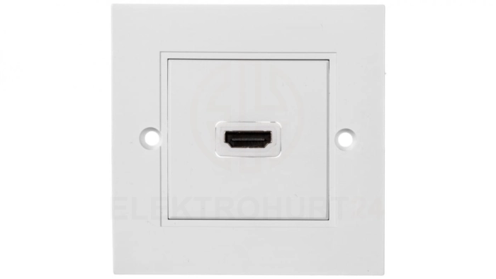 Gniazdo podtynkowe HDMI białe z gniazdem HDMI 51722
