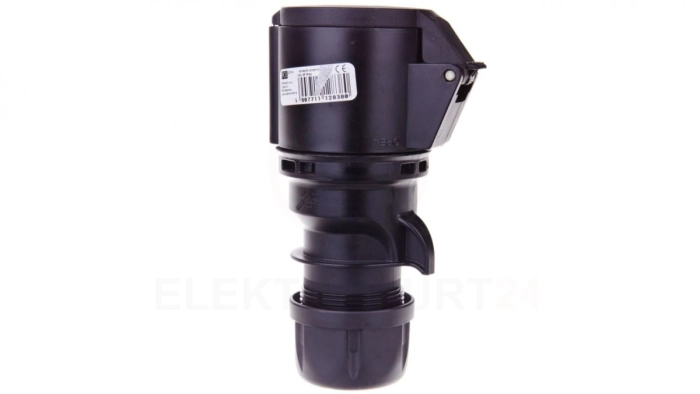 Gniazdo przenośne 32A 3P 230V czarne IP44 SHARK 223-6x