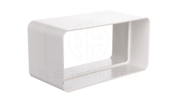 Łącznik kanałów płaskich PS 122x60mm biały 420