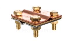 Złącze krzyżowe 4-otworowe M8x20 1.1 CU/OC /90100106/