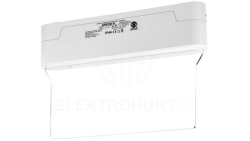 Oprawa awaryjna ARROW N LED 1W 1h dwuzadaniowa + PU31 PU41 biała ARN/1W/C/1/SA/X/WH