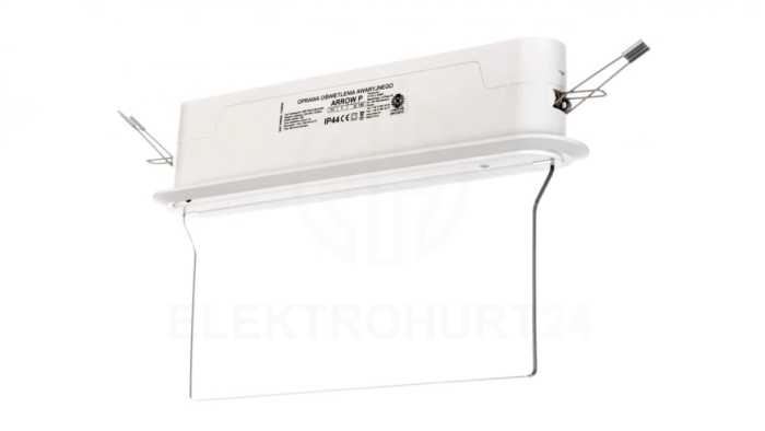 Oprawa awaryjna ARROW P LED 1W 3h dwuzadaniowa + PU31 PU41 biała ARP/1W/C/3/SA/X/WH