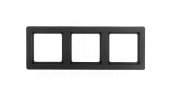 Berker Q.1 Ramka potrójna antracyt aksamit 10136086