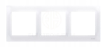 Simon 54 ramka potrójna biała do karton-gipsu