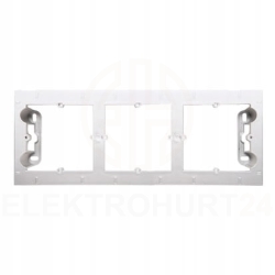 Simon 54 puszka natynkowa potrójna biała