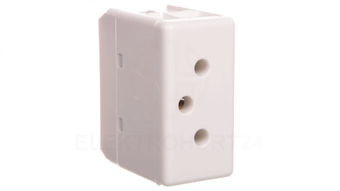 Gniazdo 3P 10A 250V SWISS STD-TYPE biały GW20351