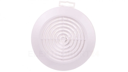 Kratka wentylacyjna sufitowa fi 100mm biała siatka T64