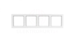Berker Q.3 Ramka poczwórna biały aksamit 10146099