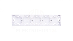 AS Puszka natynkowa pięciokrotna biała PNP-5G/00