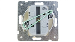 AS Gniazdo potrójne b/u 2.5A EURO ecru GP-3G/m/27