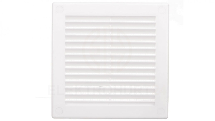 Kratka wentylacyjna 150x150mm biała siatka TRU2