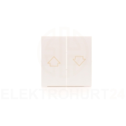 Simon 10 Klawisze do przycisku żaluzjowego białe