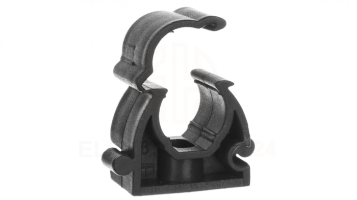 Uchwyt zamknięty do rur 13mm szary UZ 13 SZ 10188 /100szt./