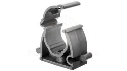 Uchwyt zamknięty do rur 16mm szary UZ 16 SZ 10189 /100szt./