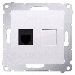 Simon 54 gniazdo telefoniczne pojedyncze RJ12