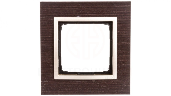 Simon 54 Nature Ramka pojedyncza drewno ZŁOTE WENGE DRN1/85