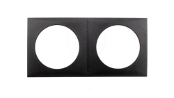 Integro Flow Ramka podwójna antracyt matowy 918262515