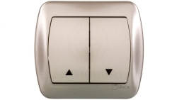 Simon Akord Przycisk żaluzjowy satyna metalizowana AZ1/29