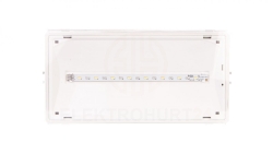 Oprawa awaryjna EXIT LED 1W 130lm 1h jednozadaniowa AT biała ETE/1W/B/1/SE/AT/WH